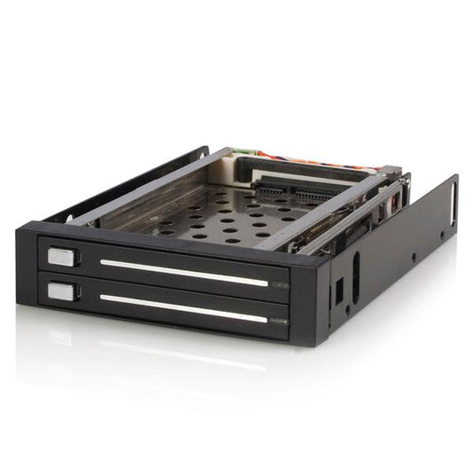 Star Tech 2 Drive 2.5in Trayless Hot Swap SATA Mobile Rack Backplane