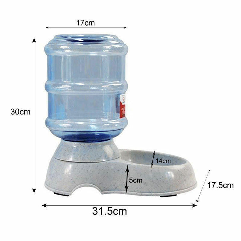 3.8L Automatic Pet Water and Food Dispenser for Dogs, Cats, and Puppies