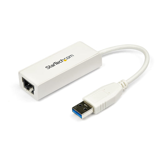 Star Tech USB 3.0 to Gigabit Ethernet Network Adapter, 10/100/1000 Mbps, USB to RJ45, USB 3.0 to LAN Adapter, USB 3.0 Ethernet Adapter (GbE), TAA Complaint