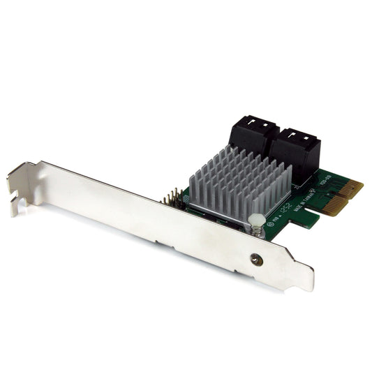 Star Tech 4 Port PCI Express 2.0 SATA III 6Gbps RAID Controller Card with HyperDuo SSD Tiering