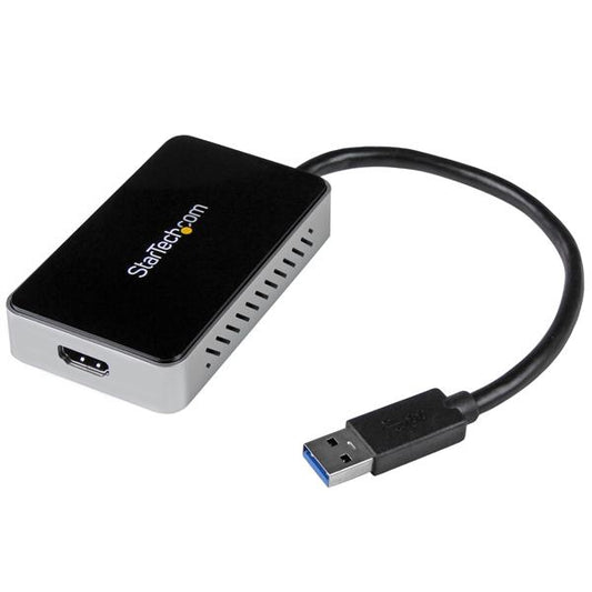 Star Tech USB 3.0 to HDMI Adapter w/ 1x USB, USB to HDMI Monitor Converter for Windows (no support for macOS/ChromeOS/Linux) - TAA