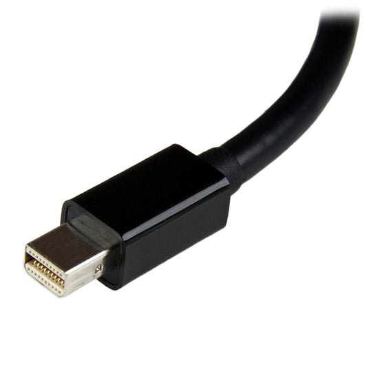 Star Tech Mini DisplayPort to DVI Adapter - Mini DP to DVI-D Converter - 1080p Video - mDP or Thunderbolt 1/2 Mac/PC to DVI Monitor - Compact mDP 1.2 to DVI Single-Link Adapter Dongle