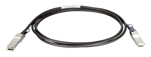 D-Link QSFP+, 3m InfiniBand/fibre optic cable QSFP+ Black