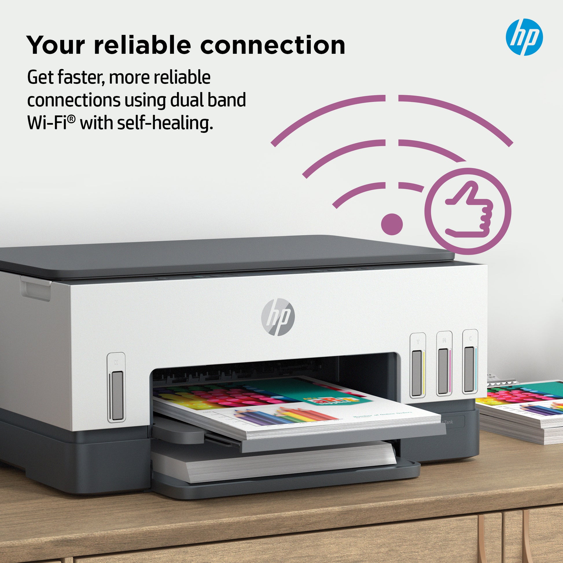 HP Smart Tank 6005 Wireless All-in-One Color Printer, Copier, Scanner
