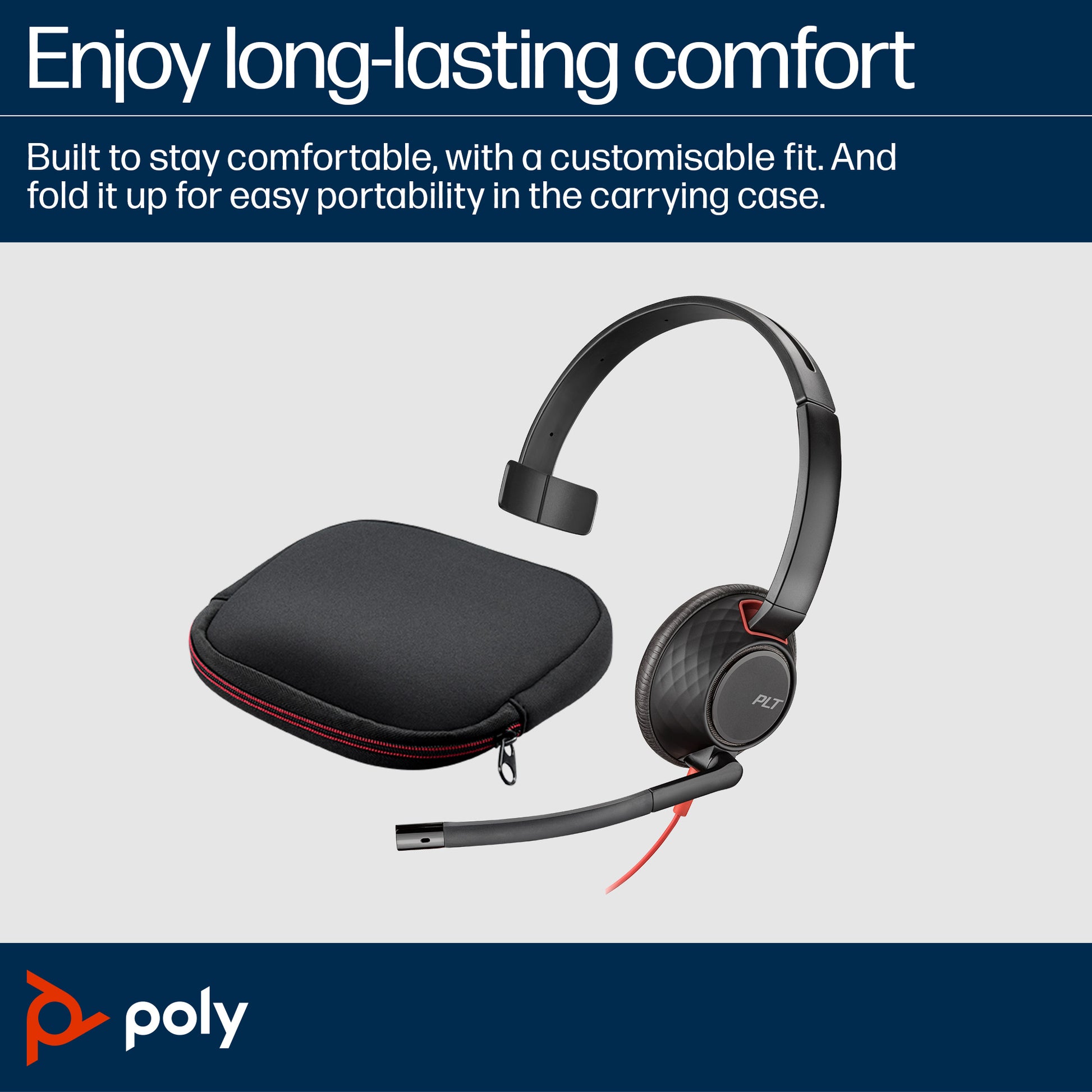HP Poly Poly Blackwire C5210 USB-C Headset +Inline Cable (Bulk) product image
