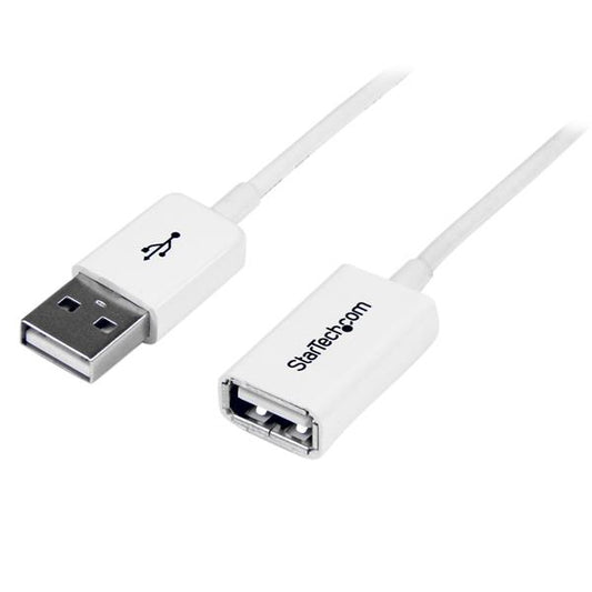 Star Tech 1m White USB 2.0 Extension Cable A to A - M/F