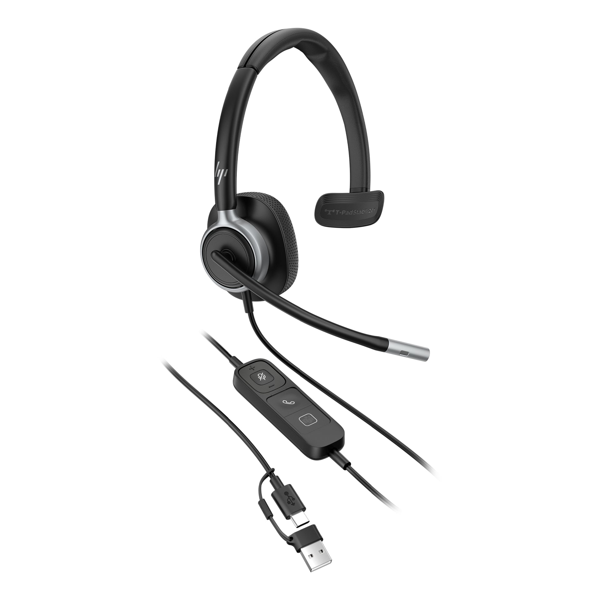 HP Poly Mission 625 Stereo USB Wired Headset