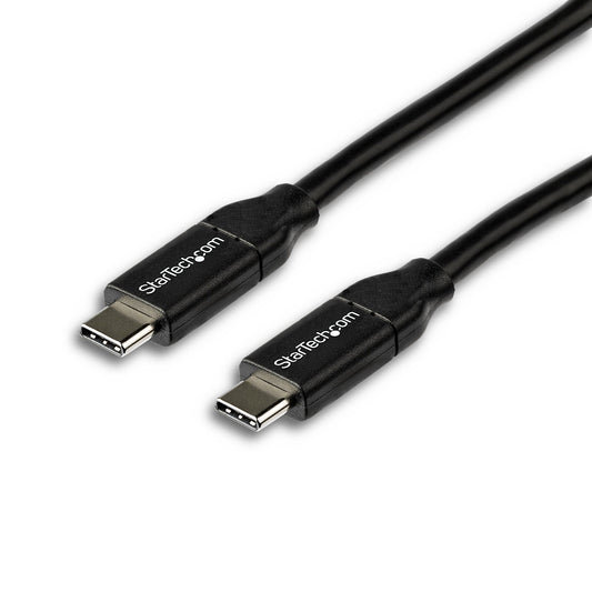 Star Tech USB-C to USB-C Cable w/ 5A PD - M/M - 2 m (6 ft.) - USB 2.0 - USB-IF Certified