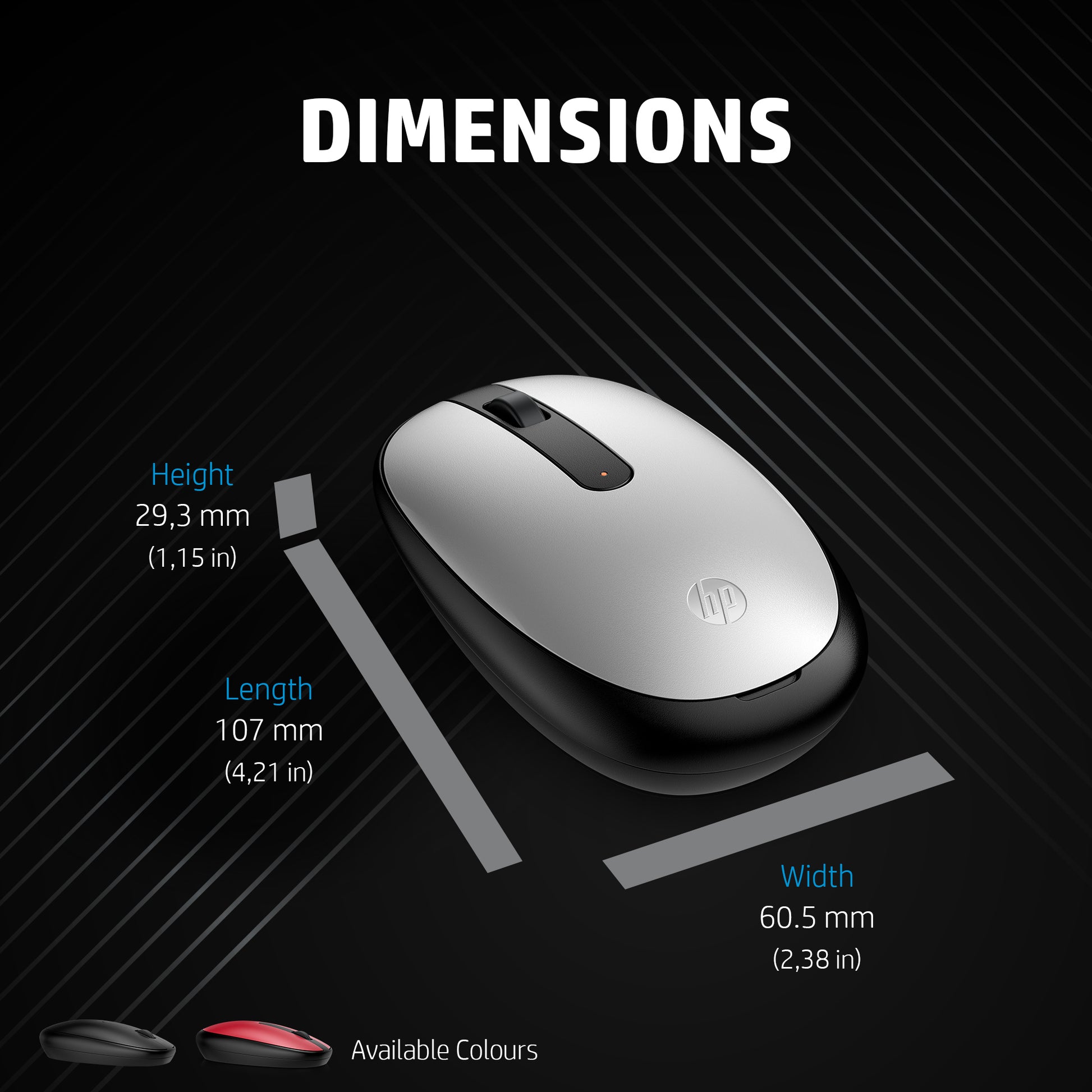 HP 240 Empire Red Bluetooth Mouse