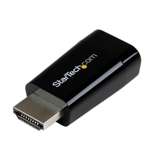 StarTech Compact HDMI to VGA Adapter Converter - Ideal for Chromebooks Ultrabooks & Laptops – 1920x1200/1080p