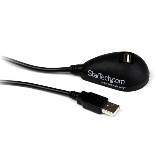 Star Tech 5ft Desktop USB Extension Cable - A Male to A Female