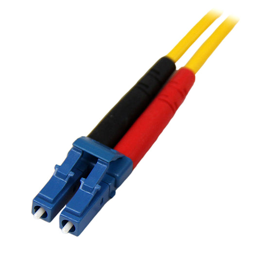 Star Tech 10m Fiber Optic Cable - Single-Mode Duplex 9/125 LSZH Fiber Jumper Cord - LC/LC