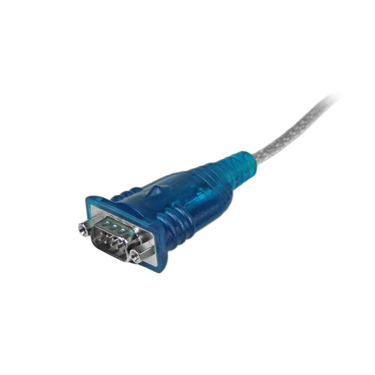 Star Tech 17in (43cm) 1-Port USB to RS232 DB9 Serial Adapter Cable, USB to Serial Adapter Cable - M/M