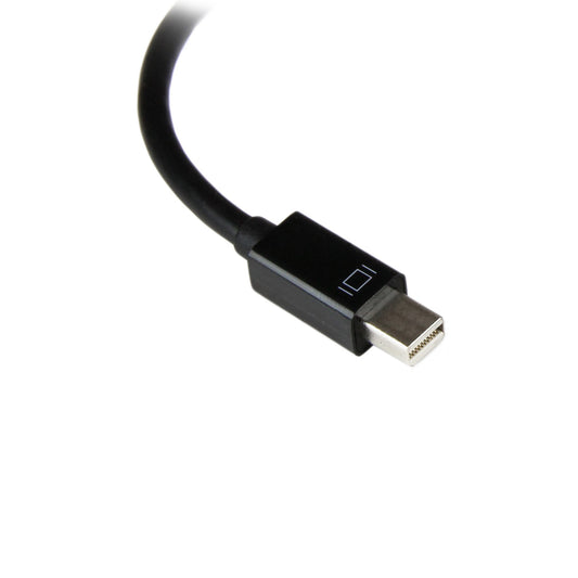 Star Tech Mini DisplayPort to VGA Adapter - Active Mini DP to VGA Converter - 1080p Video - mDP or Thunderbolt 1/2 Mac/PC to VGA Monitor/Projector/Display - mDP 1.2 to VGA Dongle - Black