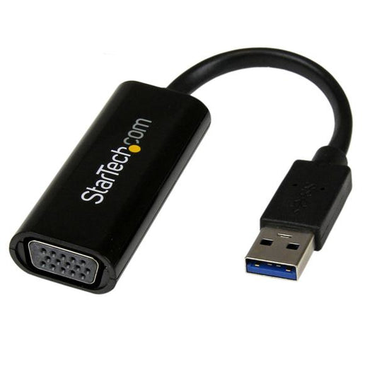 Star Tech USB 3.0 to VGA Adapter, USB to VGA Monitor Converter for Windows, Slim (no support for macOS/ChromeOS/Linux) - TAA