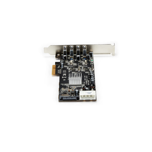 Star Tech 4 Port USB 3.0 PCIe Card w/ 4 Dedicated 5Gbps Channels (USB 3.1 Gen 1) - UASP - SATA / LP4 Power - PCI Express Adapter Card