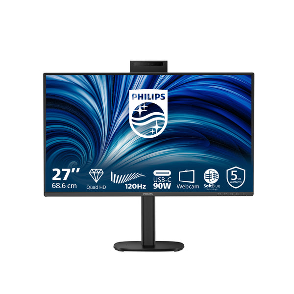 Philips 3000 series 27B2U3601H/75 computer monitor 68.6 cm (27") 2560 x 1440 pixels Quad HD LCD Black