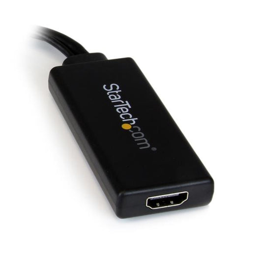 Star Tech VGA to HDMI Adapter with USB Audio & Power – Portable VGA to HDMI Converter – 1080p