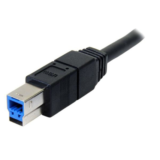 Star Tech 3m Black SuperSpeed USB 3.0 Cable A to B - M/M