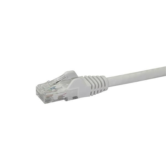 Star Tech 7m CAT6 Ethernet Cable - White CAT 6 Gigabit Ethernet Wire -250MHz 100W PoE RJ45 UTP Network/Patch Cord Snagless w/Strain Relief Individually Tested