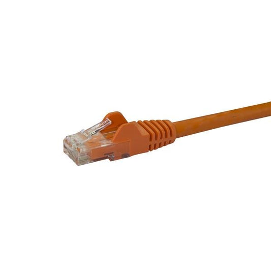 Star Tech 50cm CAT6 Ethernet Cable - Orange CAT 6 Gigabit Ethernet Wire -250MHz 100W PoE RJ45 UTP Network/Patch Cord Snagless w/Strain Relief Individually Tested