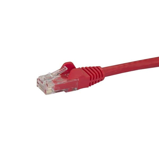 Star Tech 2m CAT6 Ethernet Cable - Red CAT 6 Gigabit Ethernet Wire -250MHz 100W PoE RJ45 UTP Network/Patch Cord Snagless w/Strain Relief Individually Tested