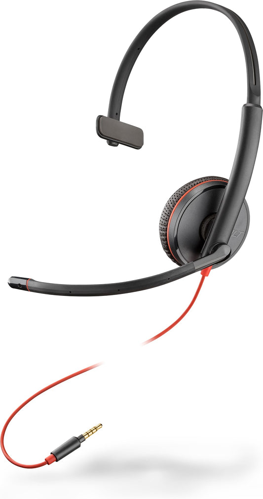 HP Poly Blackwire 3215 3.5mm Top
