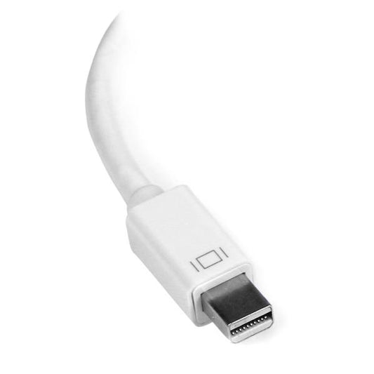 Star Tech Mini DisplayPort to HDMI Adapter - Active mDP to HDMI Video Converter - 4K 30Hz - Mini DP or Thunderbolt 1/2 Mac/PC to HDMI Monitor/TV/Display - mDP 1.2 to HDMI Adapter Dongle - White