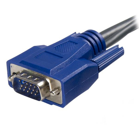 Star Tech 6 ft Ultra-Thin USB VGA 2-in-1 KVM Cable