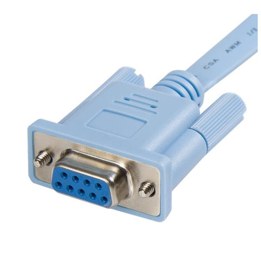 Star Tech 6 ft RJ45 to DB9 Cisco Console Management Router Cable - M/F