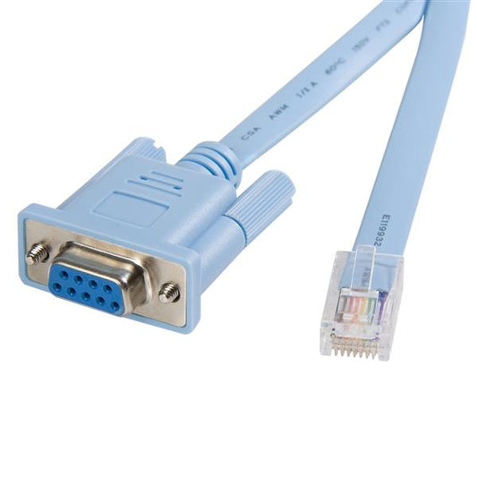 Star Tech 6 ft RJ45 to DB9 Cisco Console Management Router Cable - M/F