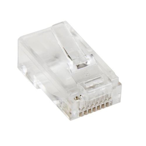 Star Tech Cat5e RJ45 Stranded Modular Plug Connector - 50 Pkg