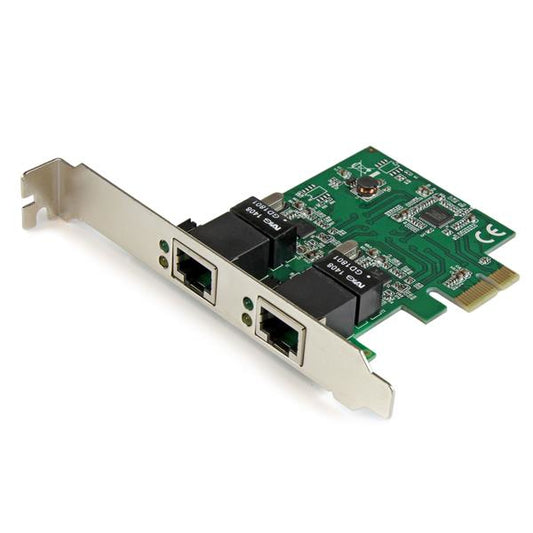 Star Tech Dual Port Gigabit PCI Express Server Network Adapter Card - PCIe NIC