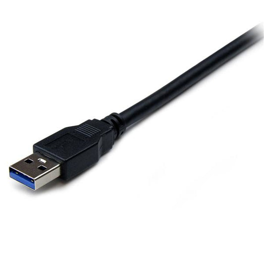 Star Tech 2m Black SuperSpeed USB 3.0 Extension Cable A to A - M/F