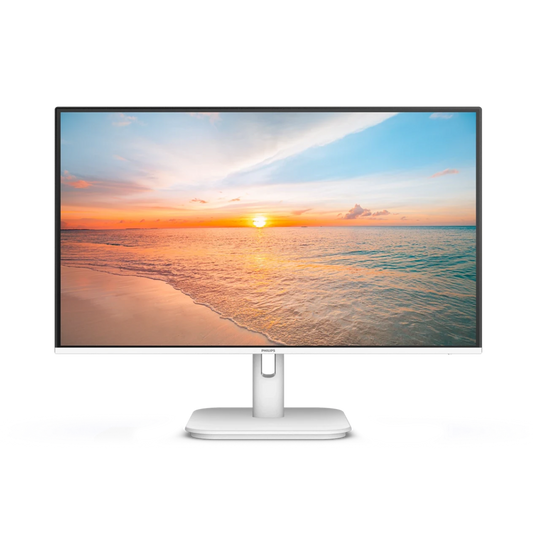 PHILIPS (16:9) 23.8" IPS FHD, HDMI, VGA, SPKR, TILT, 100HZ, 4MS, WHITE, 3YR