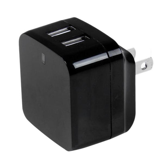 Star Tech Dual-port USB wall charger - international travel - 17W/3.4A - black