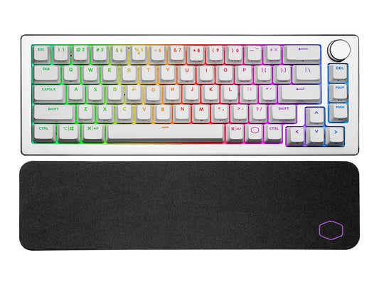 COOLER MASTER MASTERKEYS CK721 WHITE EDITION, RGB MECHANICAL KEYBOARD(RED SWITCH), WIRED /