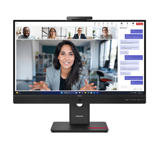 Lenovo ThinkVision T24-4v computer monitor 60.5 cm (23.8") 1920 x 1080 pixels Full HD LCD Black product image