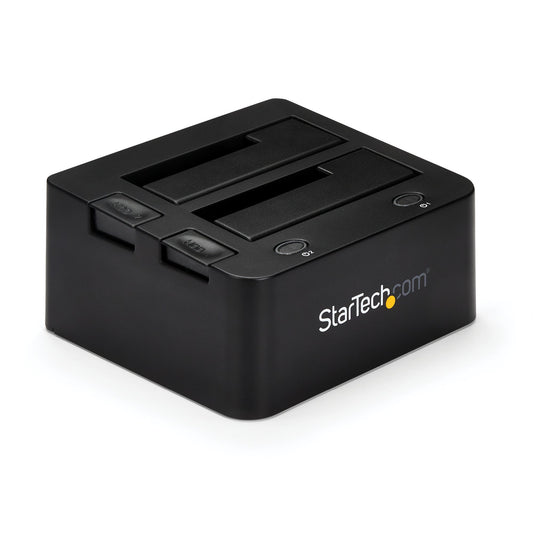 Star Tech Dual-Bay USB 3.0 to SATA and IDE Hard Drive Docking Station, USB Hard Drive Dock, External 2.5/3.5" SATA I/II/III and IDE (40 pin) SSD/HDD Docking Station, Hot-Swap Hard Drive Bays, Top-Loading