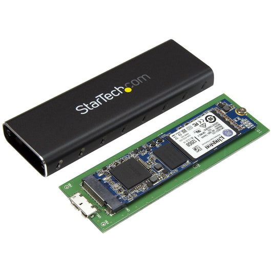 Star Tech M.2 SSD Enclosure for M.2 SATA SSDs - USB 3.0 (5Gbps) with UASP
