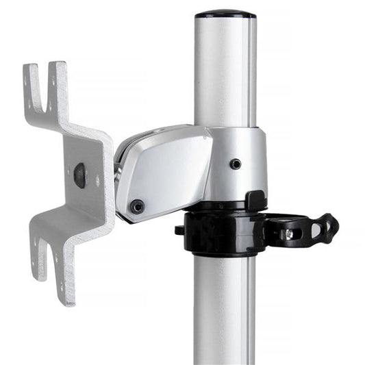 Star Tech Single Monitor Stand - Adjustable - Steel - Silver