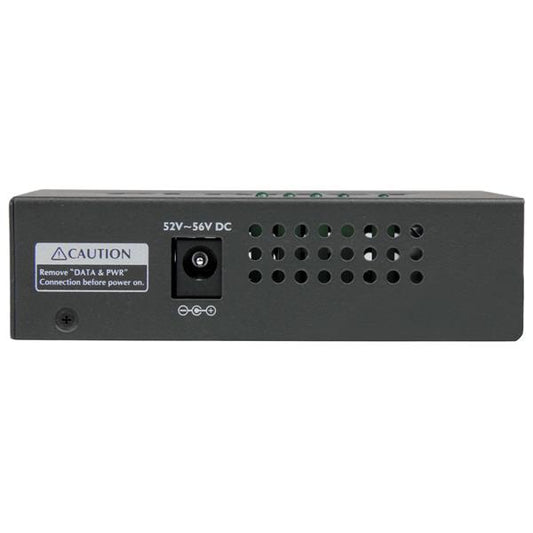 Star Tech 4-Port Gigabit Midspan - PoE+ Injector - 802.3at/af