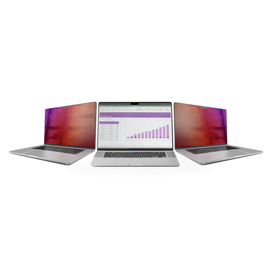 Star Tech 14-inch MacBook Pro 21/23 Privacy Screen, Gold Filter w/Enhanced Privacy, Computer Security Shield, Double-Sided Screen Protector, +/- 30 Deg.