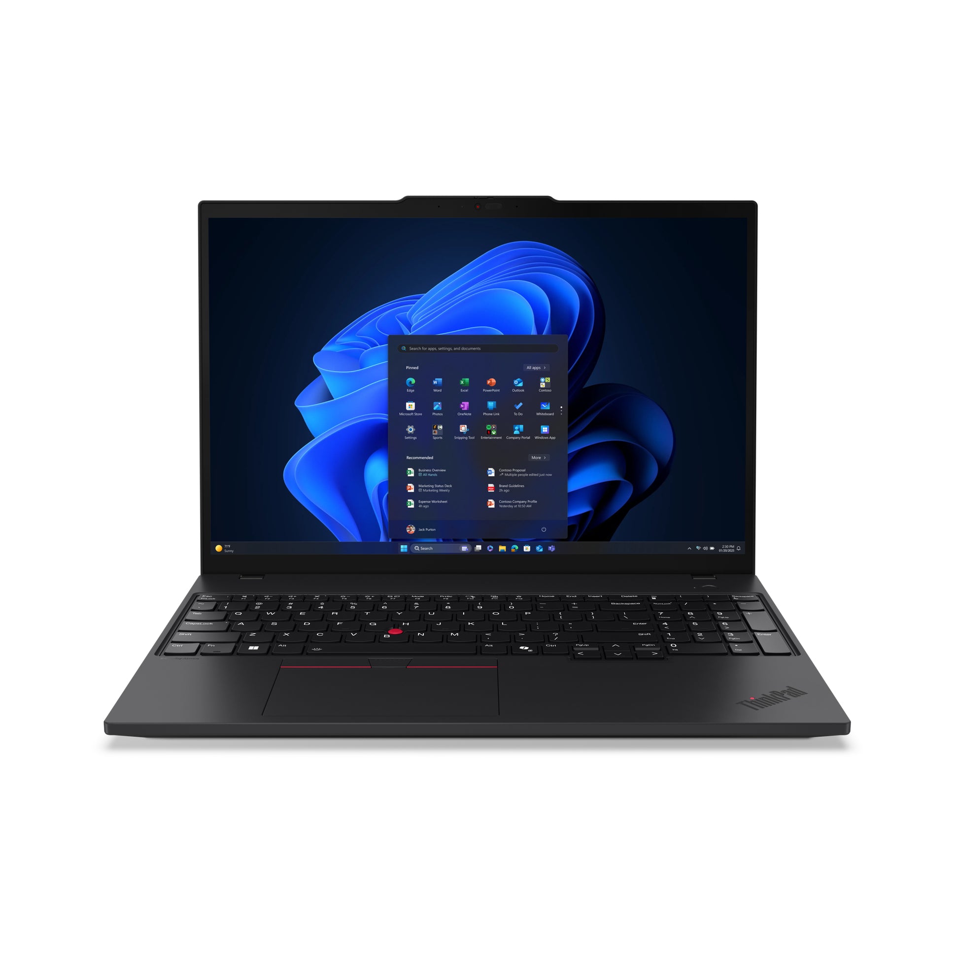 Lenovo ThinkPad T16 Gen 4 (Intel) Intel Core Ultra 7 255H Laptop 40.6 cm (16") WUXGA 32 GB DDR5-SDRAM 512 GB SSD Wi-Fi 7 (802.11be) Windows 11 Pro Black