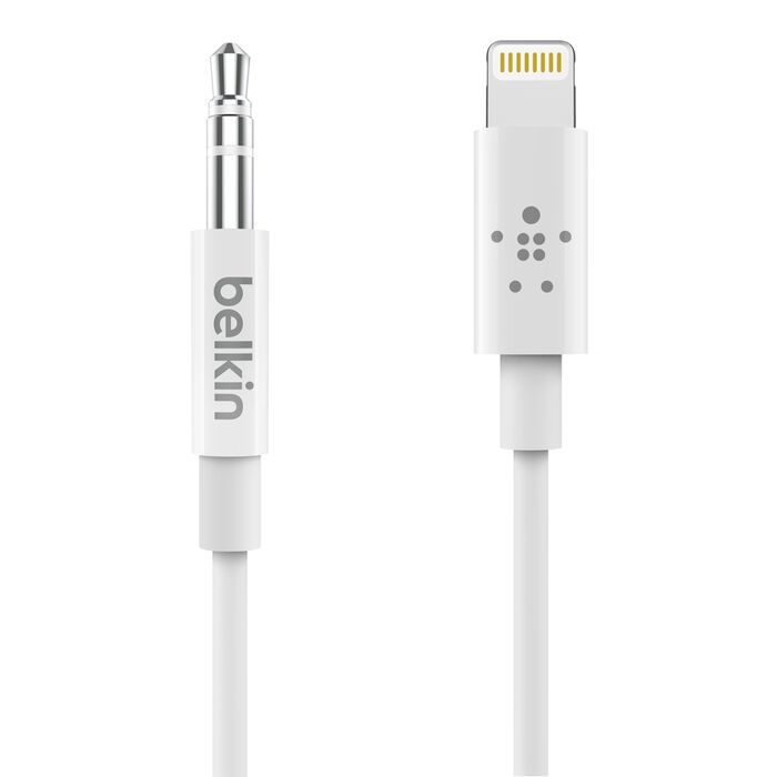 Belkin 3.5 mm Audio Cable With Lightning Connector (AV10172BT03-WHT)