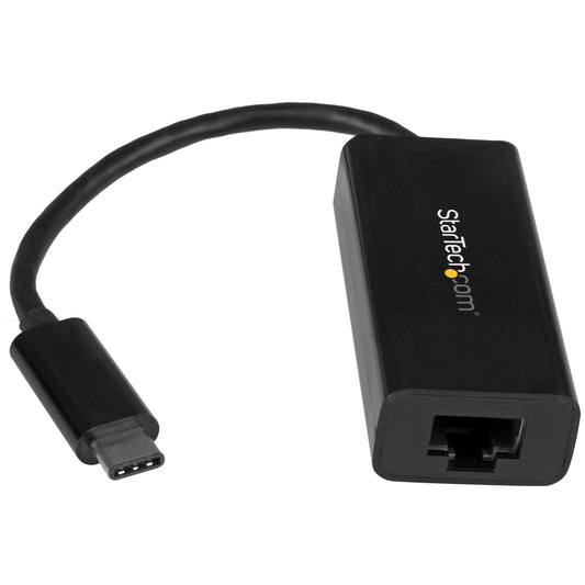 StarTech USB-C to Gigabit Ethernet Adapter - Black