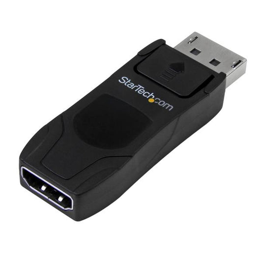 StarTech DisplayPort to HDMI Adapter - 4K 30Hz Compact DP 1.2 to HDMI 1.4 Video Converter - DP++ to HDMI Monitor/TV - Passive DP to HDMI Cable Adapter - Latching DP Connector