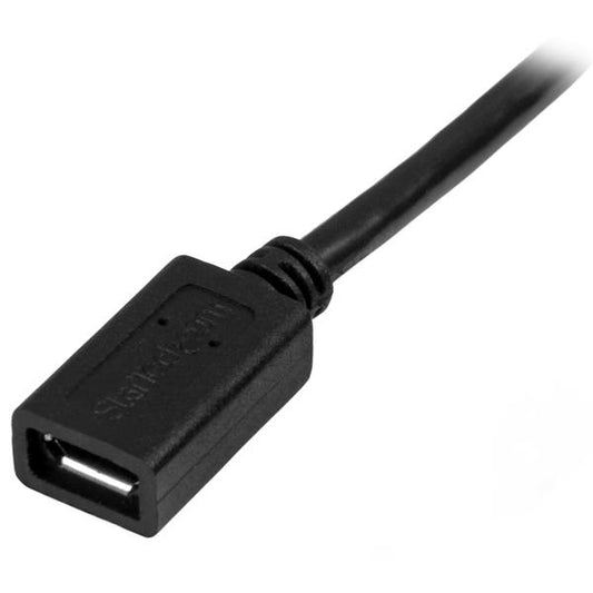 Star Tech Micro-USB Extension Cable - M/F - 0.5m (20in)