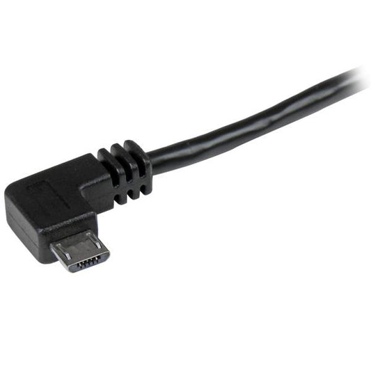 Star Tech Micro-USB Cable with Right-Angled Connectors - M/M - 2m (6ft)