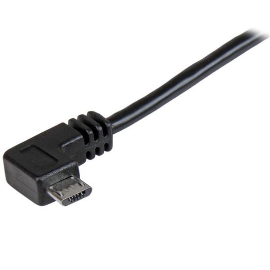 Star Tech Micro-USB Charge-and-Sync Cable M/M - Right-Angle Micro-USB - 24 AWG - 2 m (6 ft.)